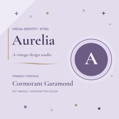 Aurelia Vintage Brand Board
