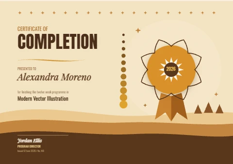 Golden Hour Course Certificate