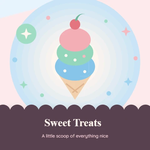 Sweet Treats Ice Cream Clip Art