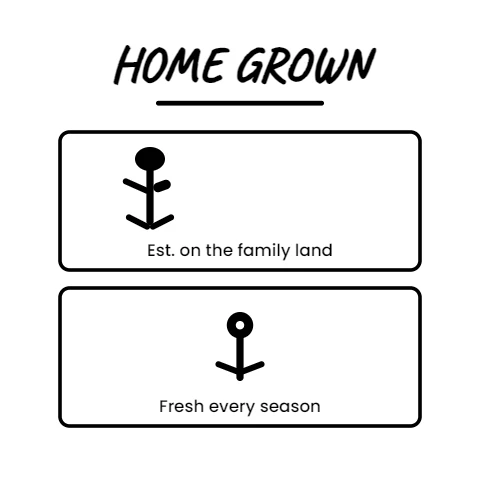 Home Grown Farmhouse Sign Cut File