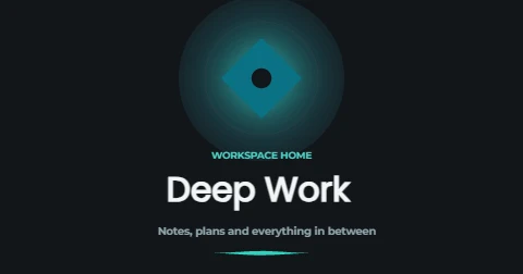 Deep Work Notion Cover