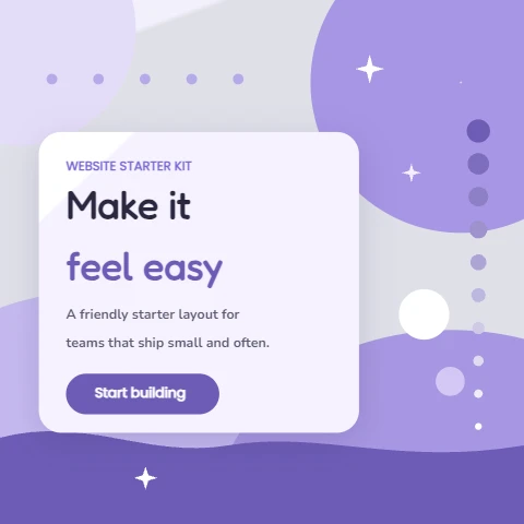 Lavender Hero Scene Web Banner