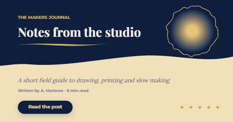 Studio Notes blog header