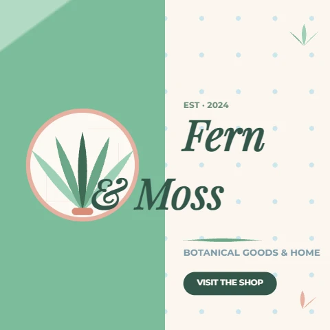 Fern & Moss botanical shop mark