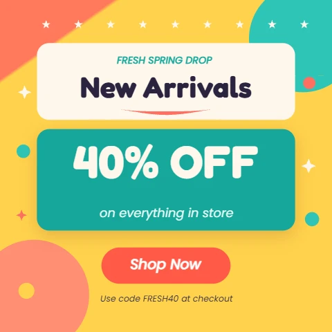New Arrivals Shop Promo