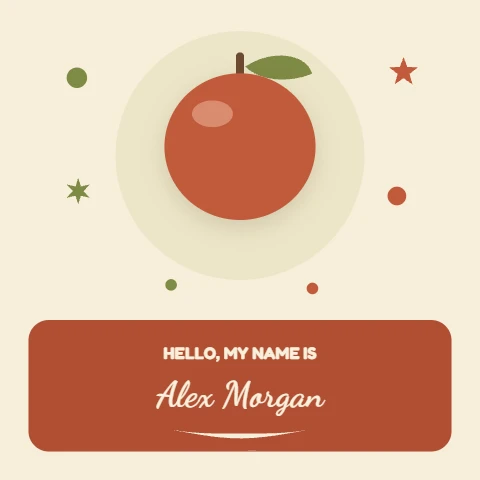 Hello My Name Is, playful classroom name tag