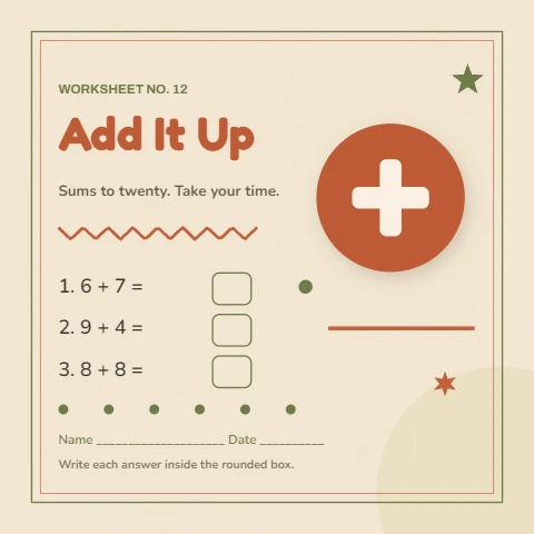 Memphis Math Practice Worksheet