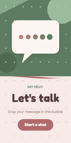 Say Hello Speech Bubble