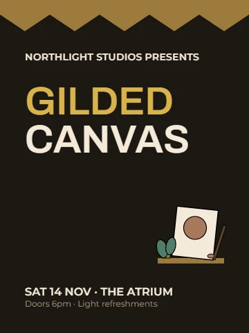Gilded Canvas Art Exhibition