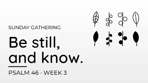 Be Still And Know Sermon Slide