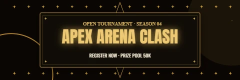 Black and Gold Esports Tournament Banner