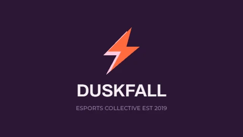 Duskfall Esports Logo Lockup