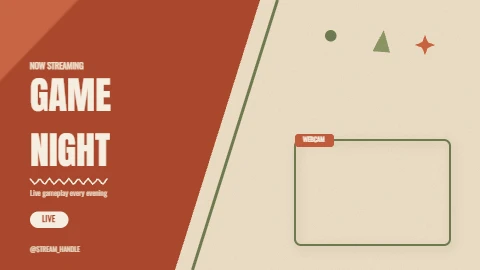 Game Night Live Stream Overlay