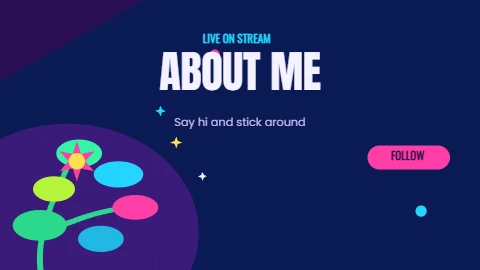 Neon Garden Stream Panel