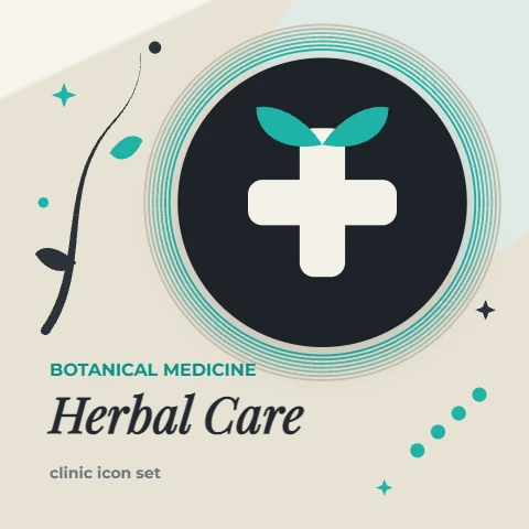 Herbal Care Seal Icon