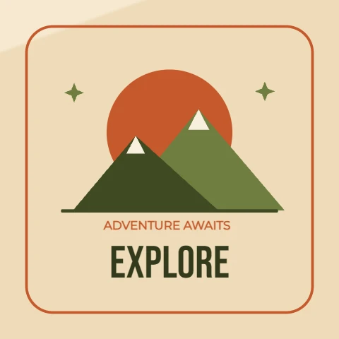 Adventure Awaits Travel Badge