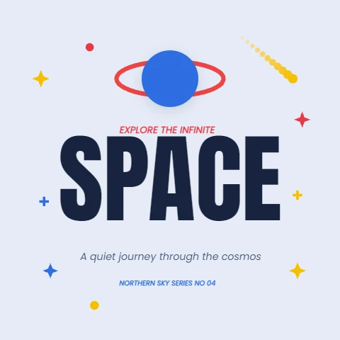 Big Word Space Poster