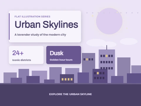 City Skylines at Dusk