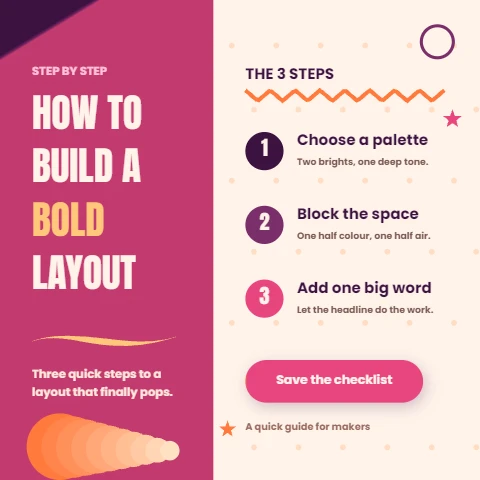 How To Build a Bold Layout