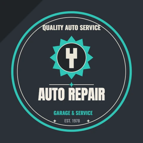 Vintage Auto Repair Garage Badge