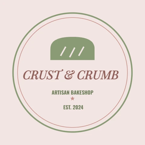 Crust and Crumb bakery badge