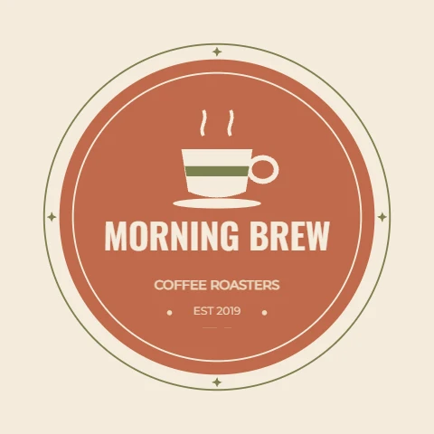 Morning Brew coffee badge
