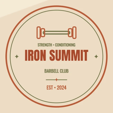 Monoline Barbell Club Badge