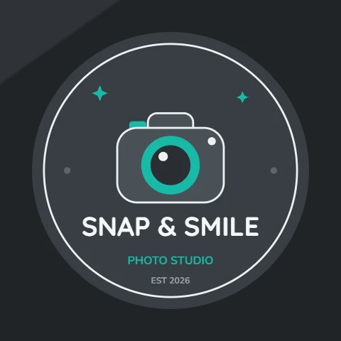 Playful camera badge