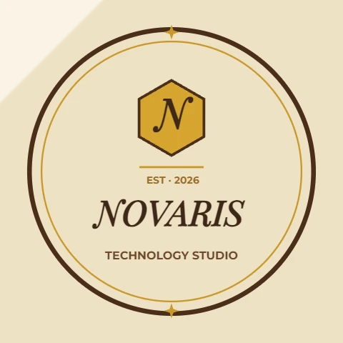 Novaris Luxury Tech Badge Emblem