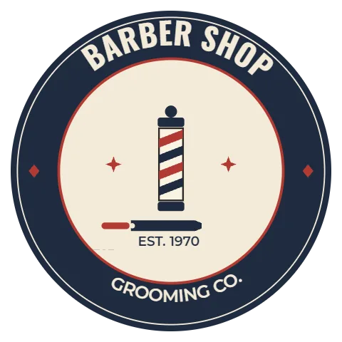 Vintage Barber Shop Logo