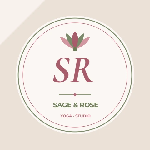 Sage & Rose Yoga Monogram