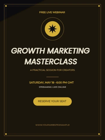 Gold Medallion Webinar Poster