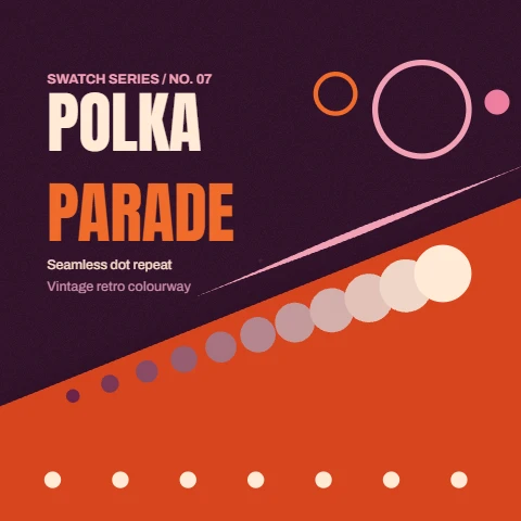 Polka Parade retro dot repeat