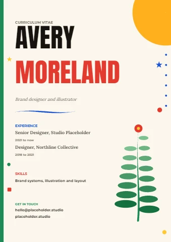 Big name botanical resume