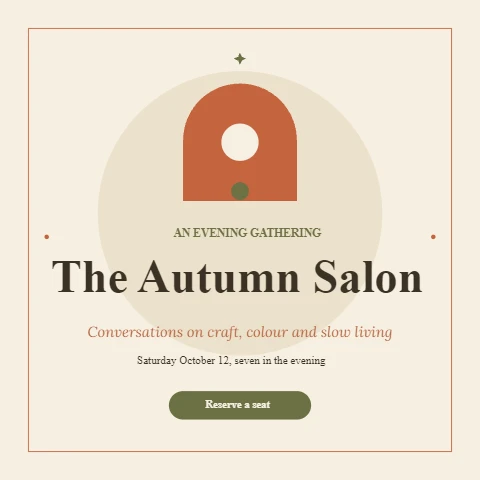 An evening at the Autumn Salon