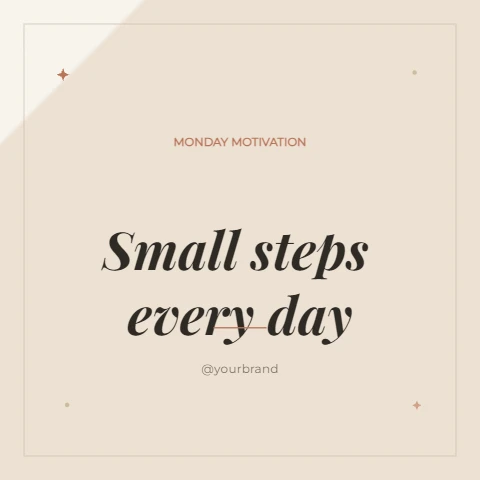 Monday Motivation Quote Instagram Post