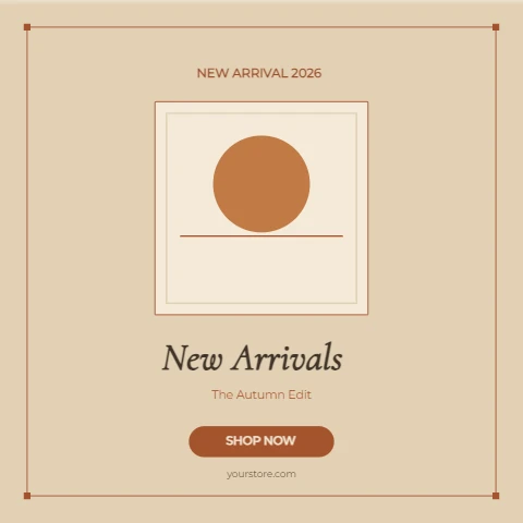 New Arrival - Vintage Tan Photo Frame
