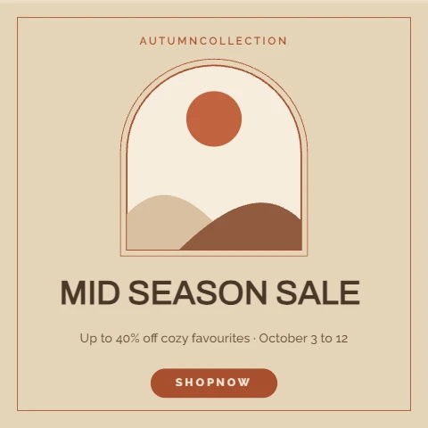 Cozy mid season sale