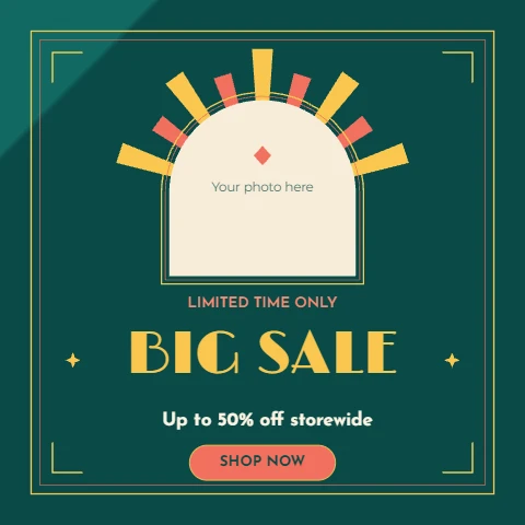 Art deco arch sale post