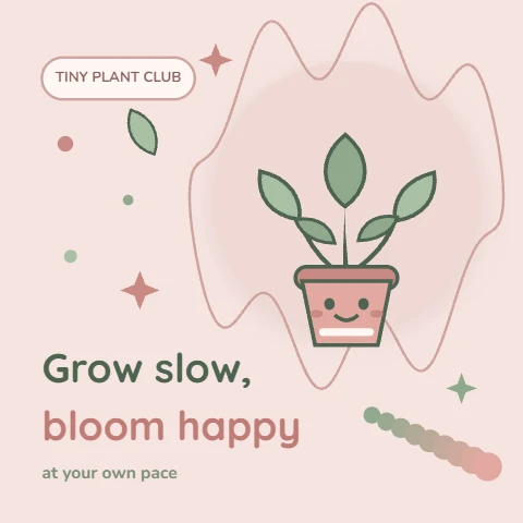 Grow Slow Plant Pal Sticker