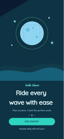 Rising Tide Onboarding Screen
