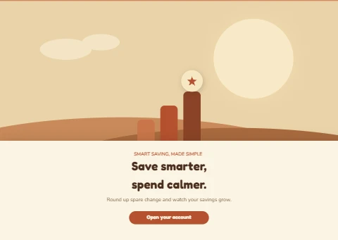 Sunny Savings Onboarding Screen
